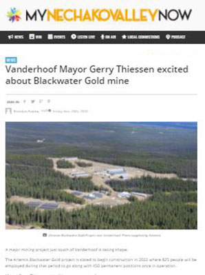 November 20, 2020 My Nechako Valley Now Article