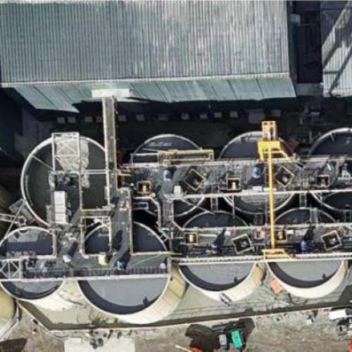 L - R building- new tanks- Shear Reactor Pumps- Shear Reactors
