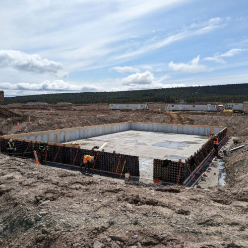 Ball Mill Foundation Formwork Installation – May 2023