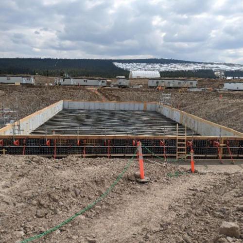 Ball Mill Foundation With Rebar – May 2023