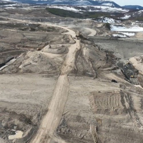 Earthworks at the Tailings Storage Facility