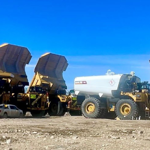 Haul Truck Park Up Area