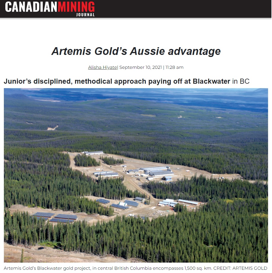 September 10, 2021 Canadian Mining Journal Article