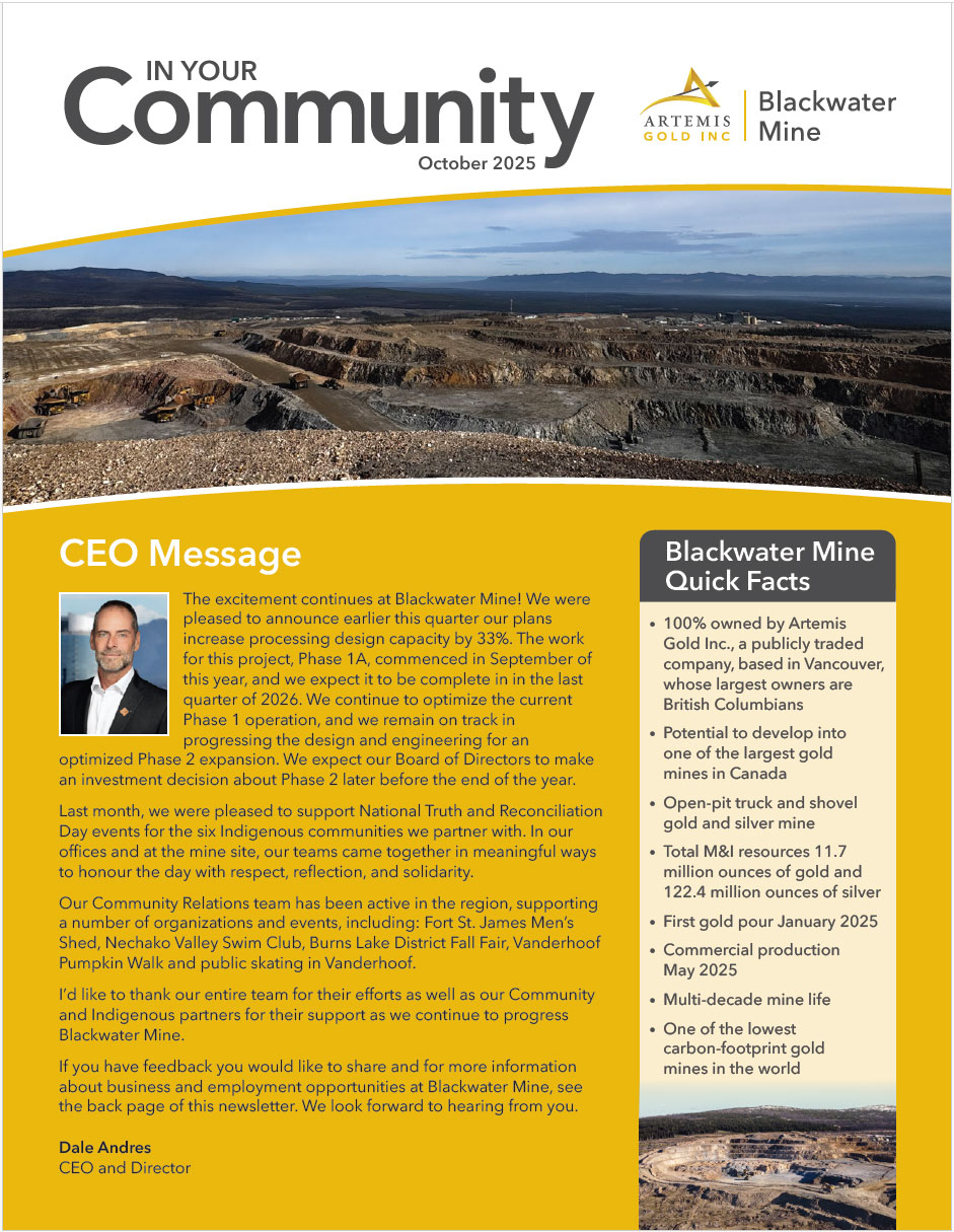 October Newsletter Cover