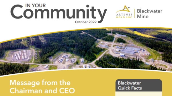 Artemis Gold November 2022 Newsletter